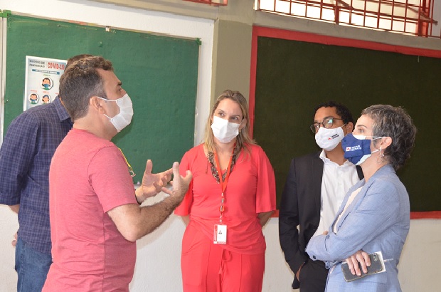  A iniciativa consiste na gestão compartilhada de escolas estaduais que ofertam o ensino médio, em parceria com uma organização da sociedade civil. Foto: Émile Patrício (ACS/SEE/MG)